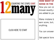 12 Many Counting the Stars Game