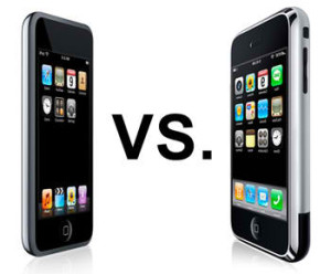 ipod touch vs iphone games